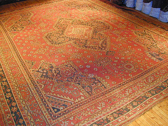 Antique oushak Carpet - # 2122
