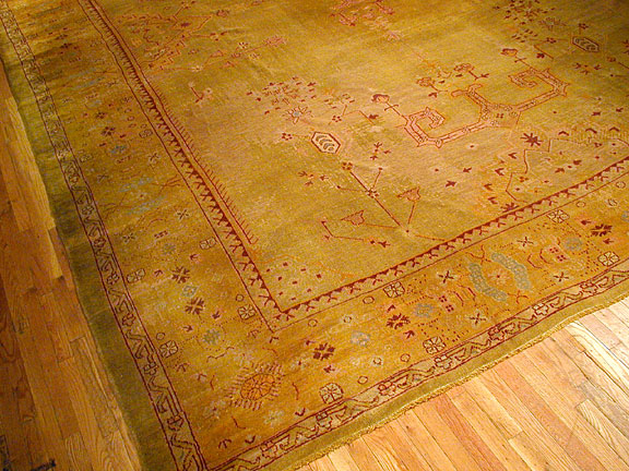Antique oushak Carpet - # 2517