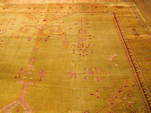 Antique oushak Carpet - # 2517