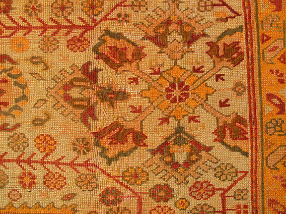 Antique oushak Carpet - # 3065