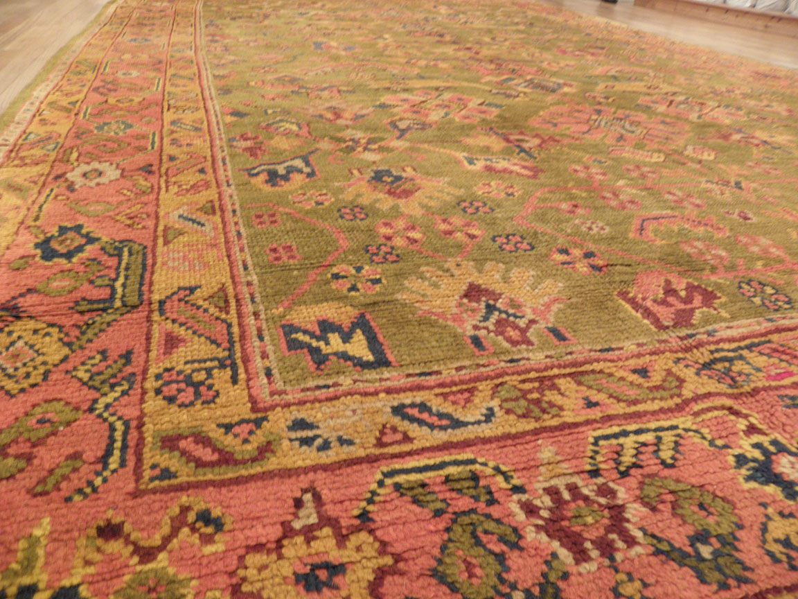 Antique oushak Carpet - # 3080