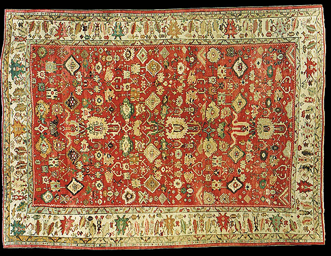 Antique oushak Carpet - # 3092