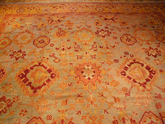 Antique oushak Carpet - # 3268