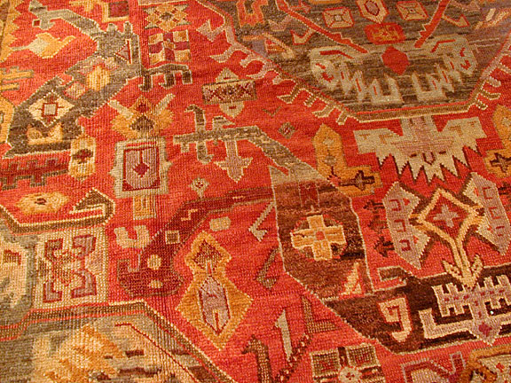 Antique oushak Carpet - # 3740