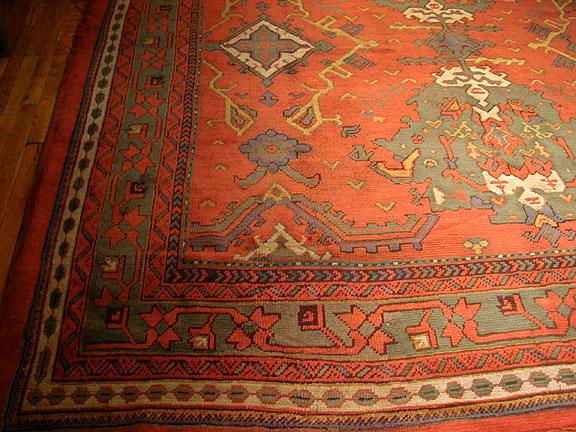 Antique oushak Carpet - # 3974