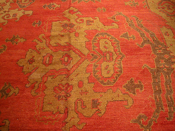 Antique oushak Carpet - # 3978