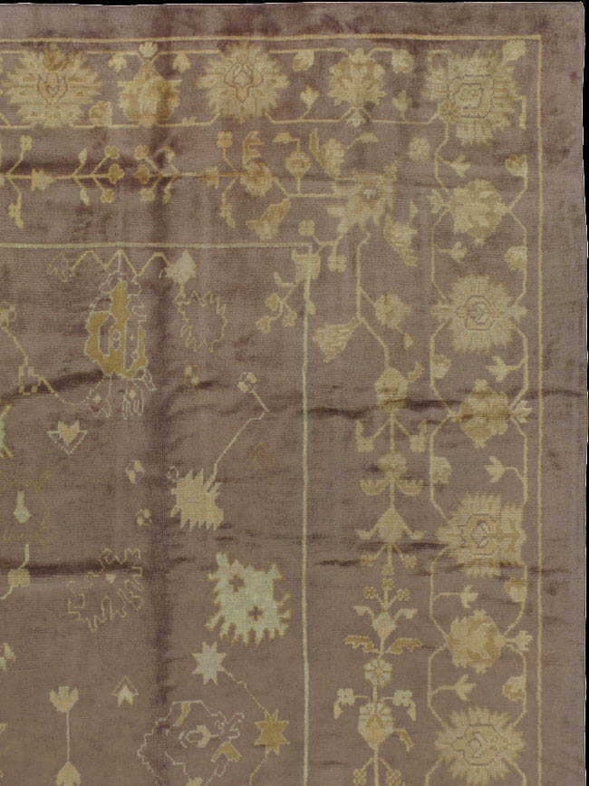 Antique oushak Carpet - # 40291