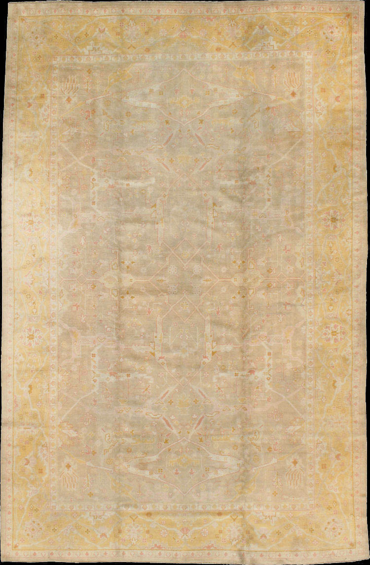 Antique oushak Carpet - # 40866