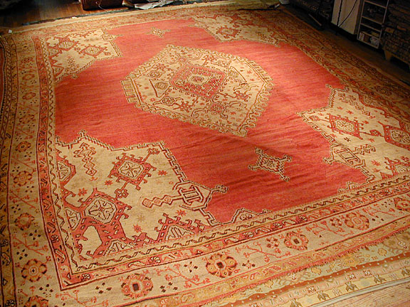 Antique oushak Carpet - # 4097