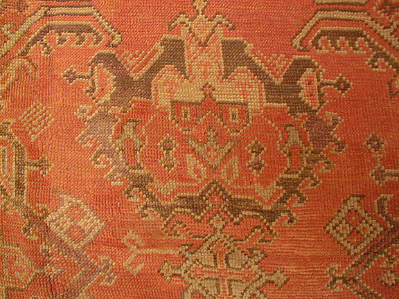 Antique oushak Carpet - # 4098
