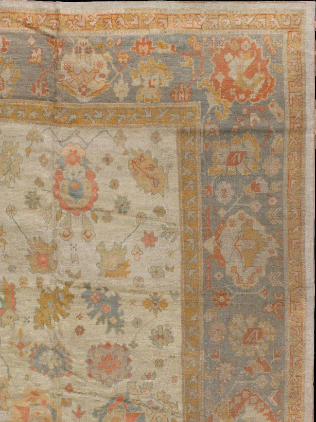 Antique oushak Carpet - # 41134