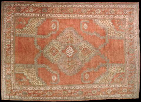 Antique oushak Carpet - # 4237
