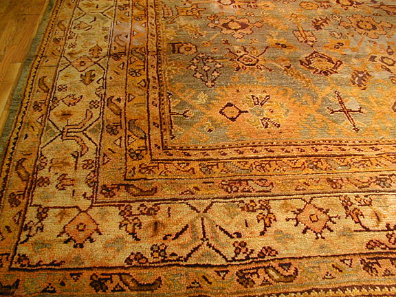 Antique oushak Carpet - # 4324