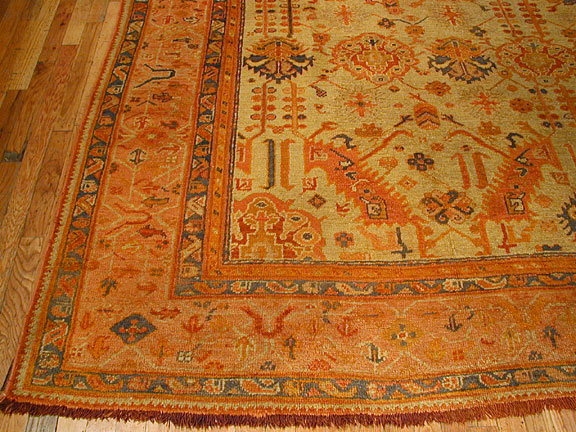 Antique oushak Carpet - # 4584