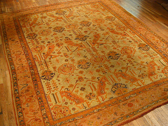 Antique oushak Carpet - # 4584