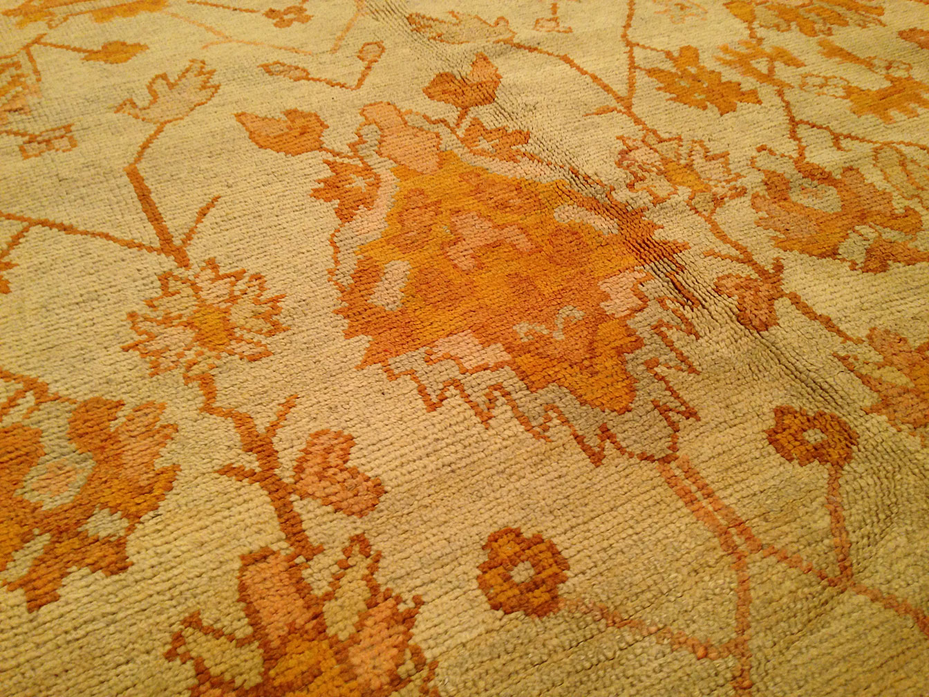 Antique oushak Carpet - # 50085