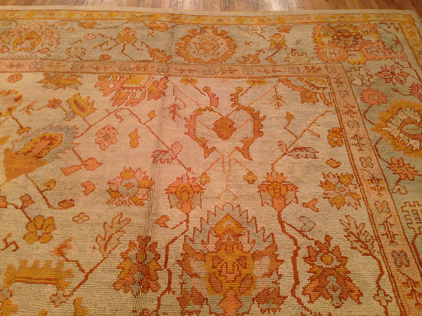 Antique oushak Carpet - # 50085