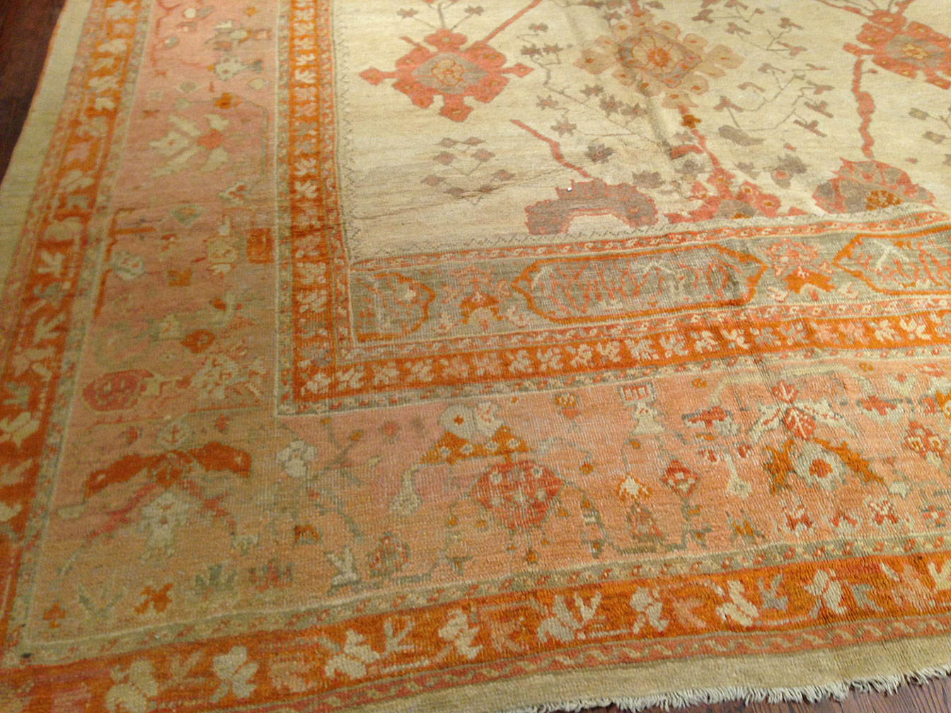Antique oushak Carpet - # 50090