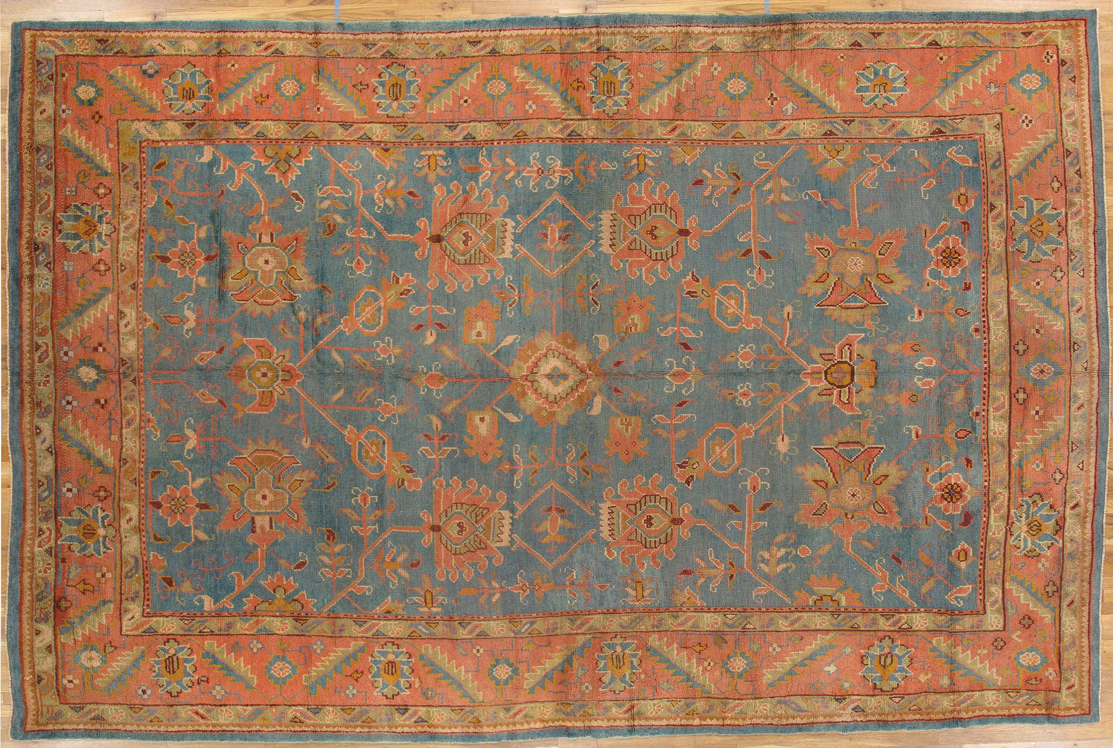 Antique oushak Carpet - # 50131
