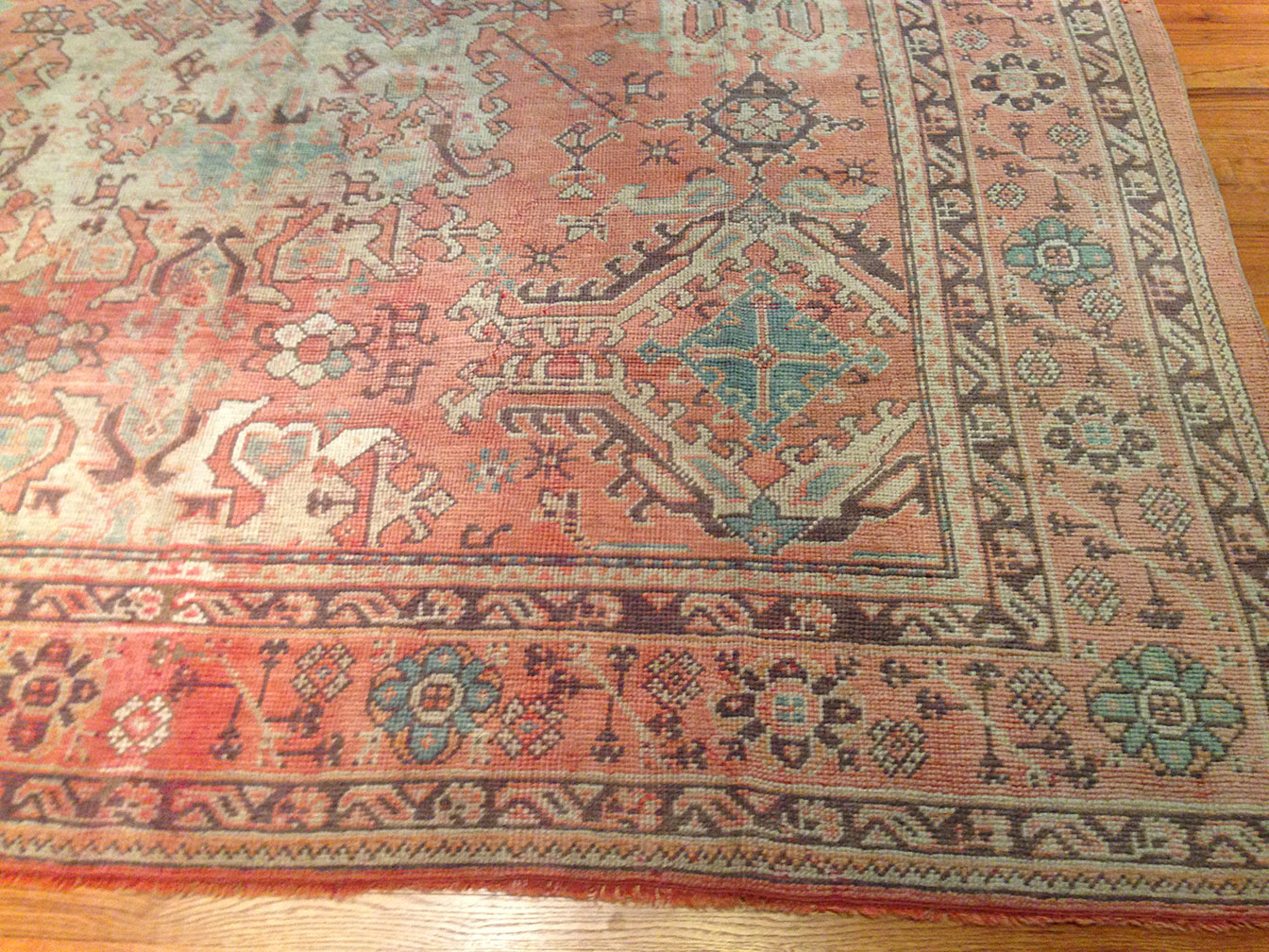 Antique oushak Carpet - # 50161