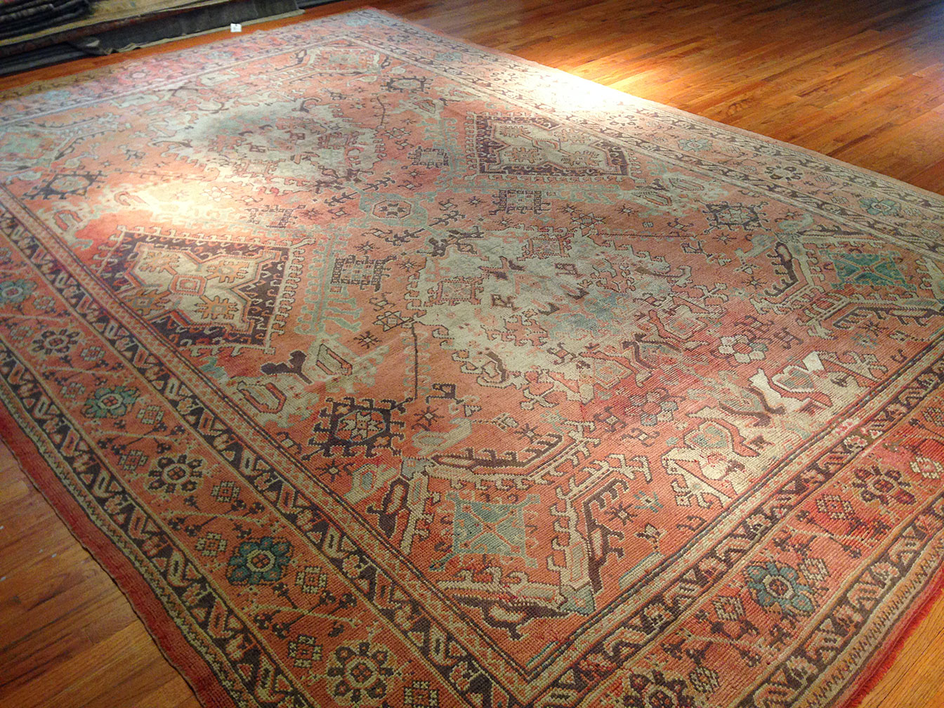 Antique oushak Carpet - # 50161