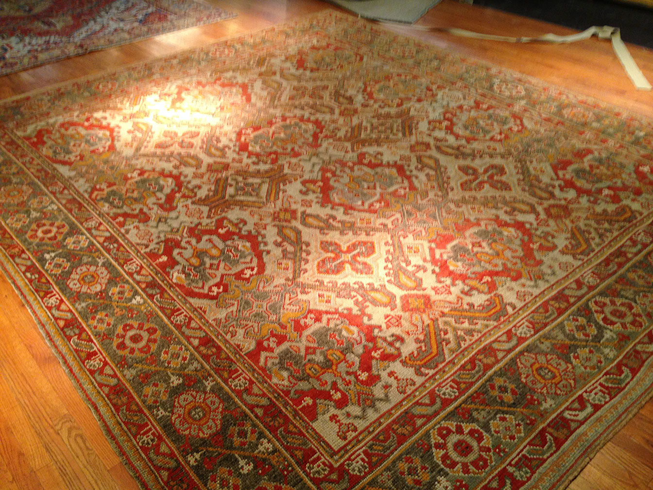 Antique oushak Carpet - # 50194