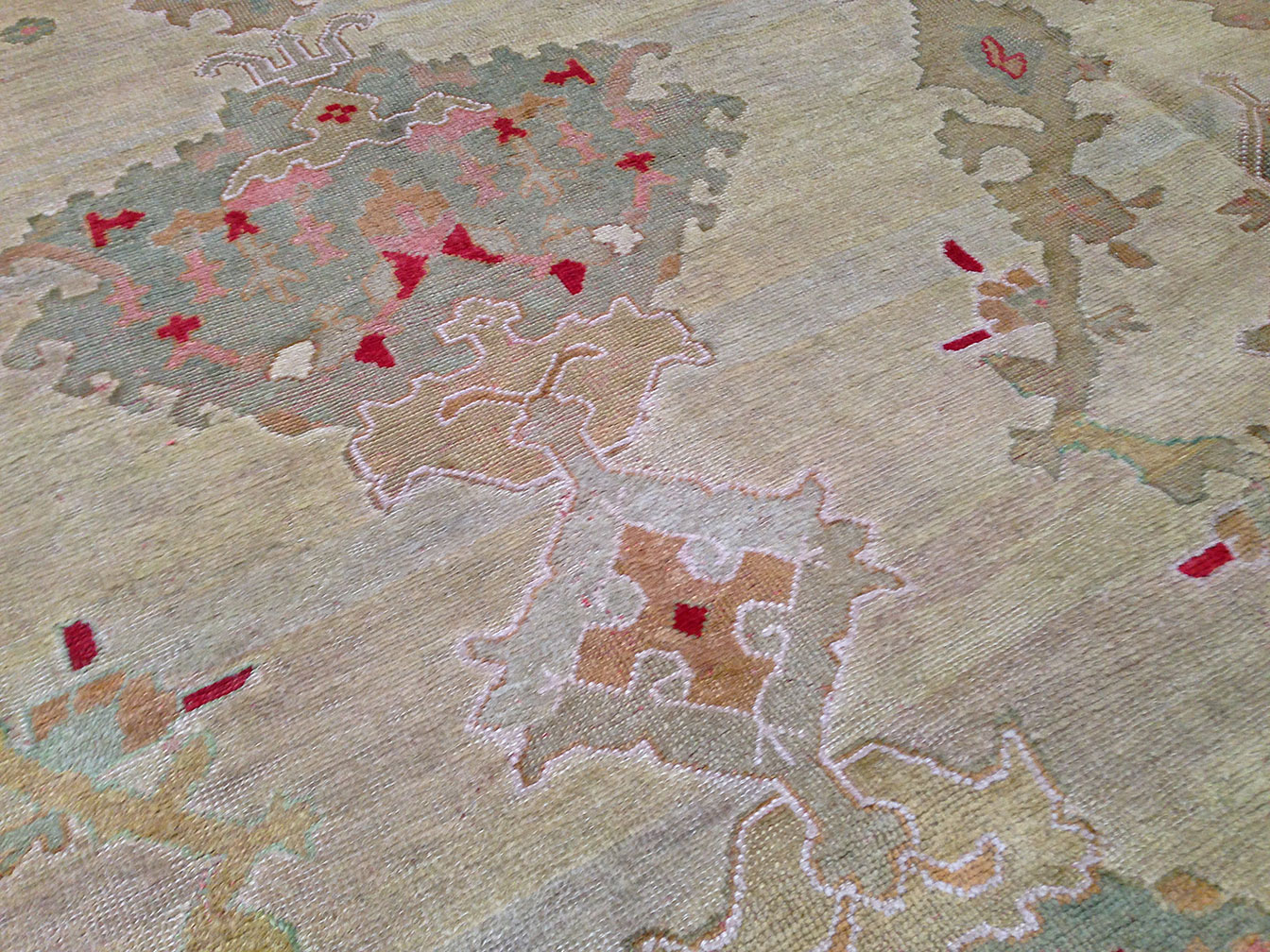 Antique oushak Carpet - # 50200