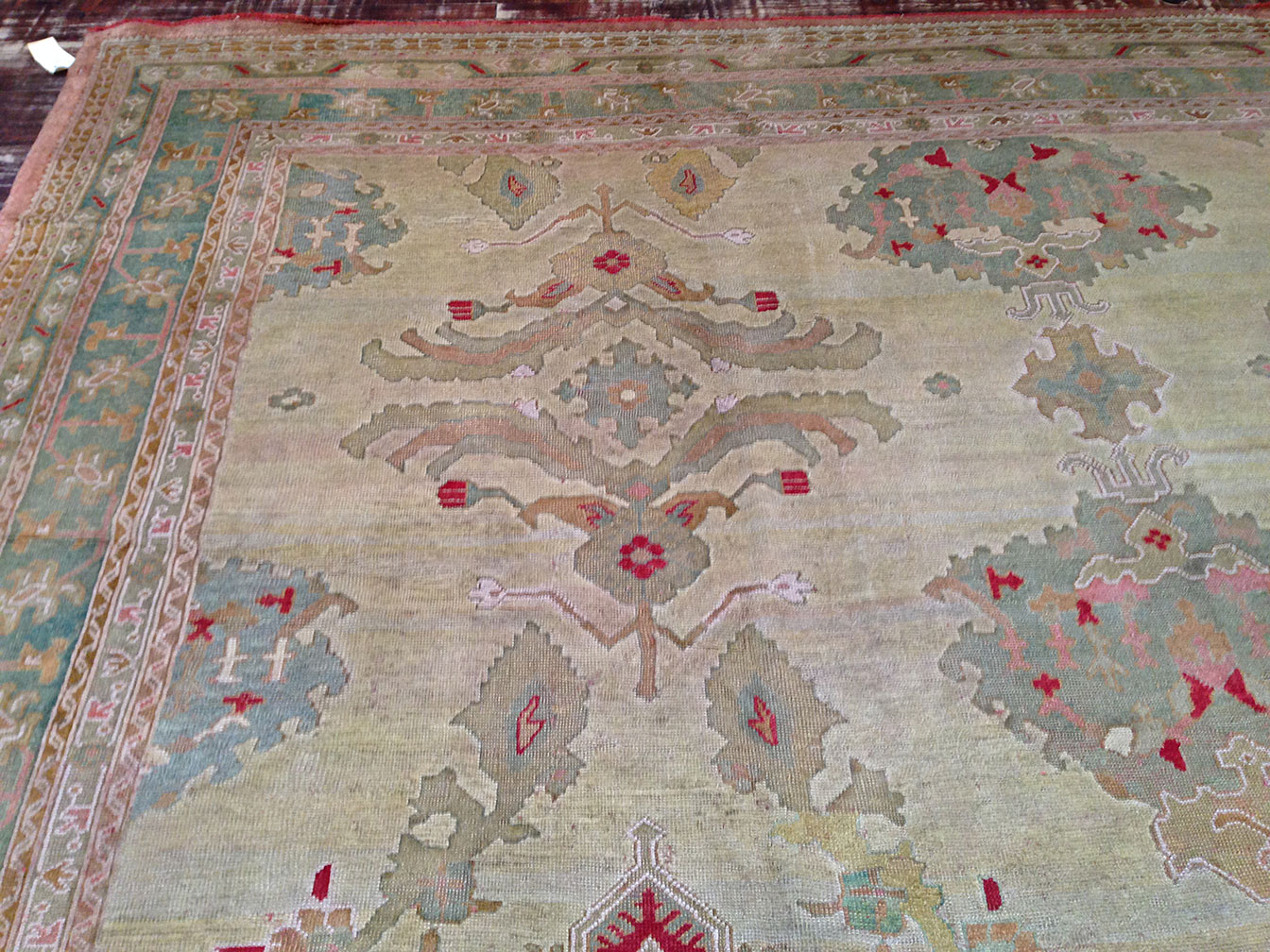 Antique oushak Carpet - # 50200