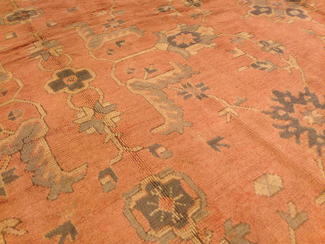 Antique oushak Carpet - # 50299