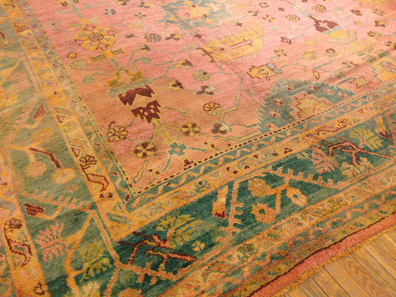Antique oushak Carpet - # 50303