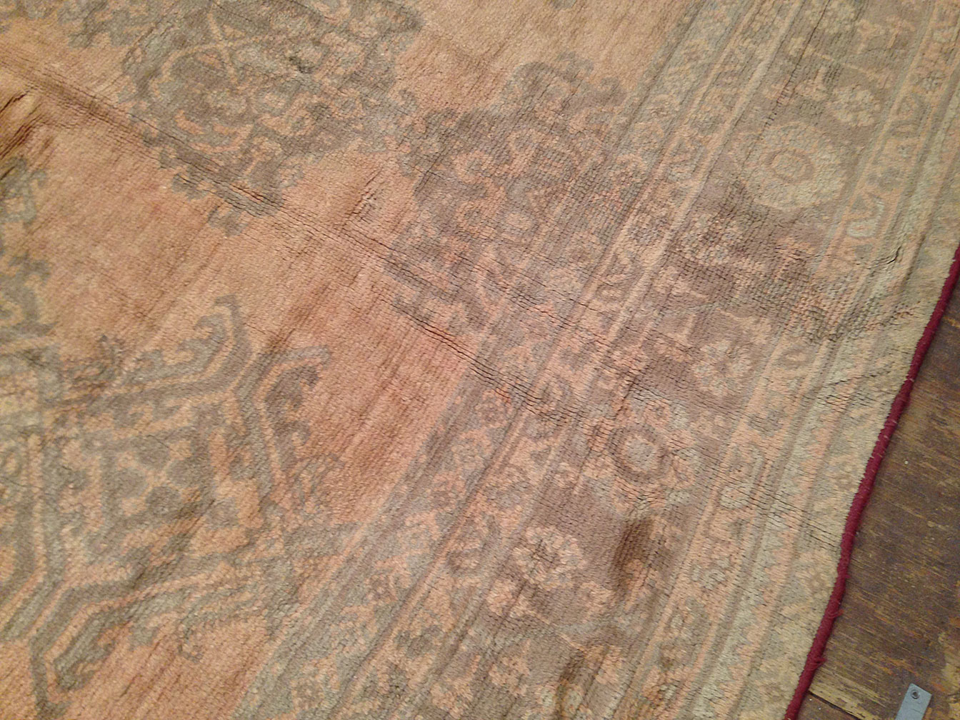 Antique oushak Carpet - # 50308