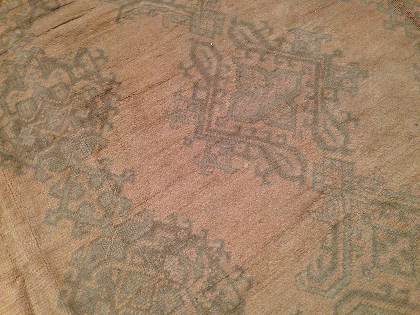 Antique oushak Carpet - # 50308
