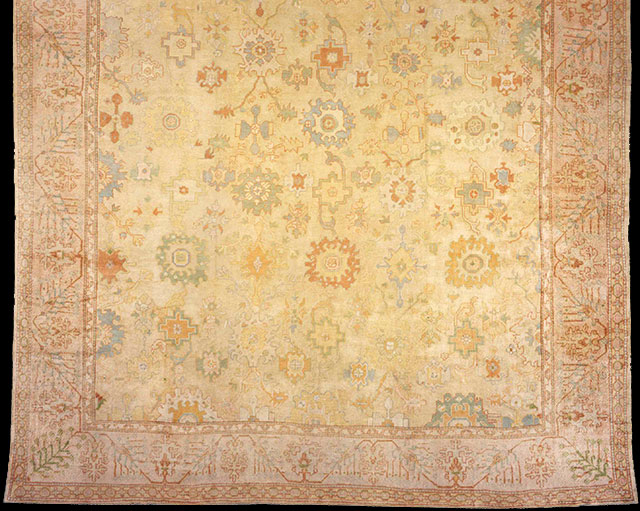 Antique oushak Carpet - # 50333