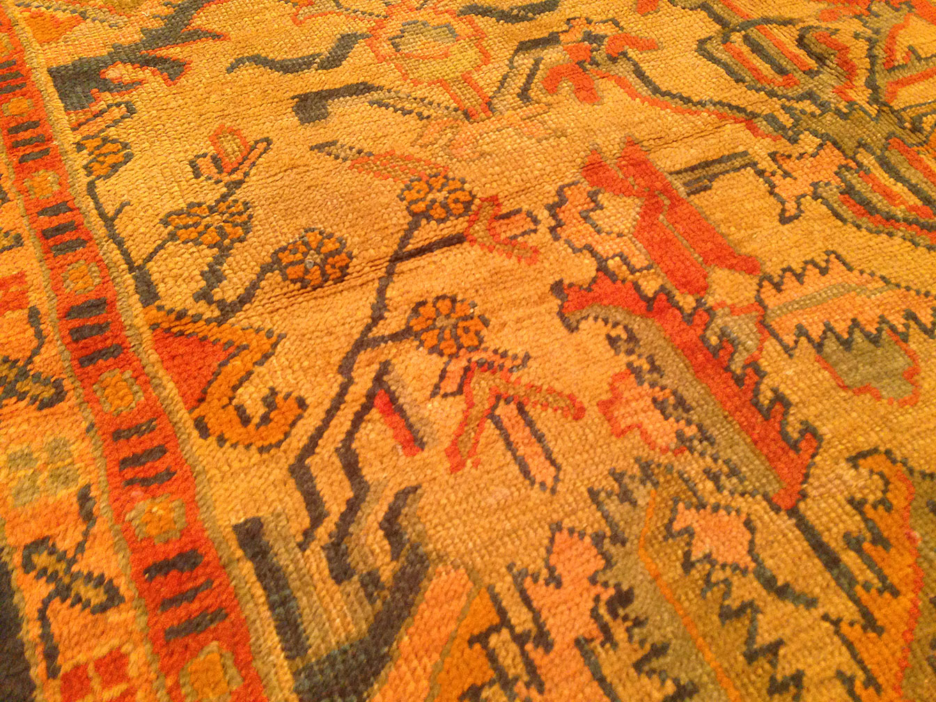 Antique oushak Carpet - # 50336
