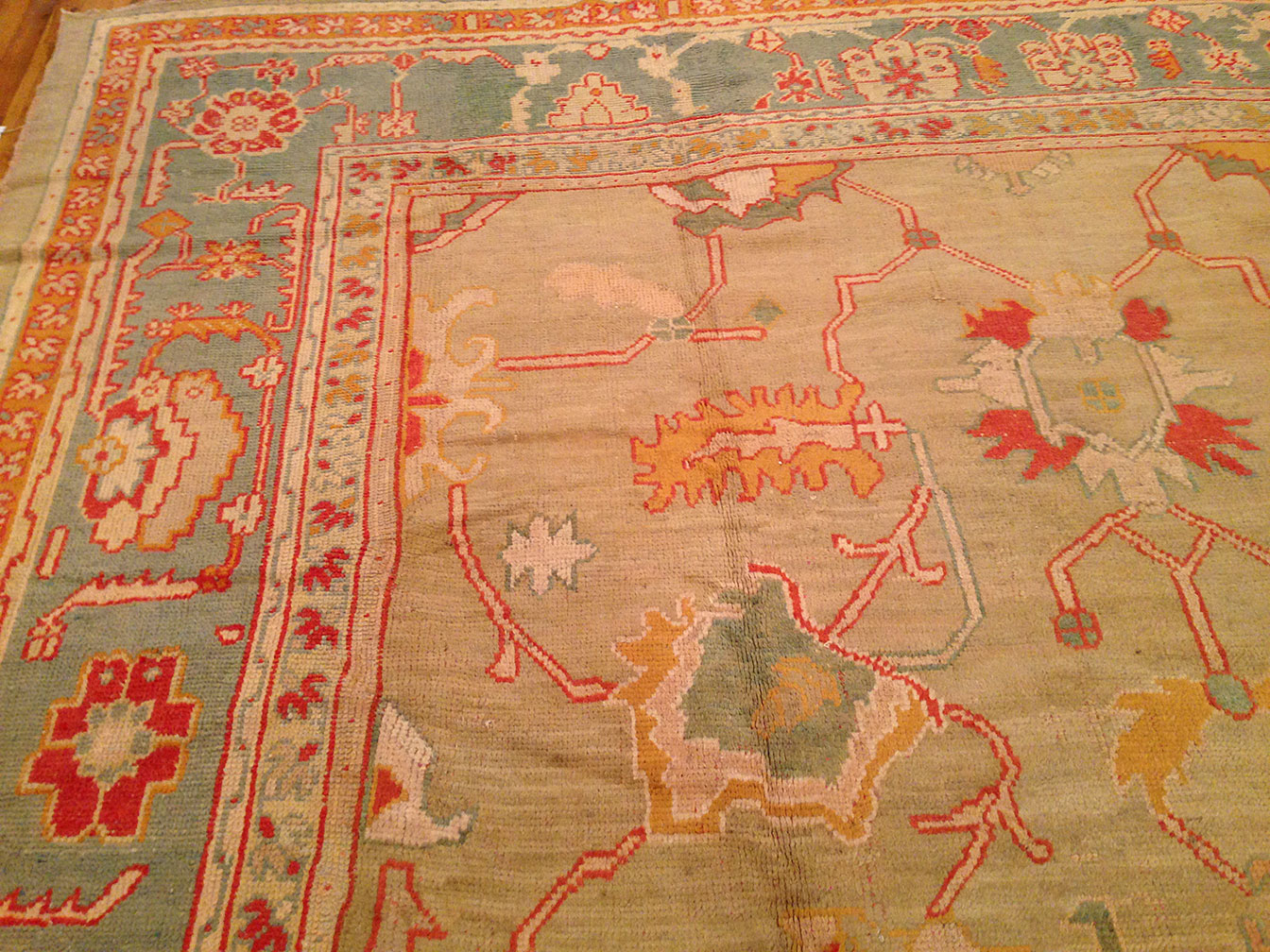 Antique oushak Carpet - # 50347