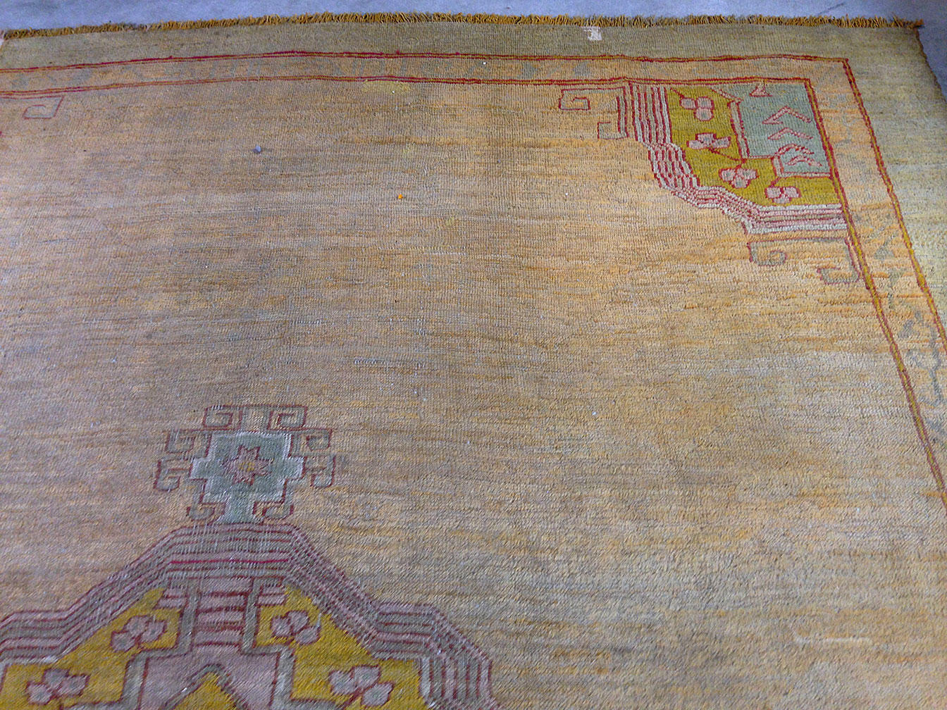 Antique oushak Carpet - # 50411