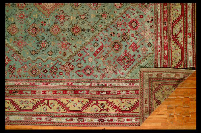 Antique oushak Carpet - # 50544
