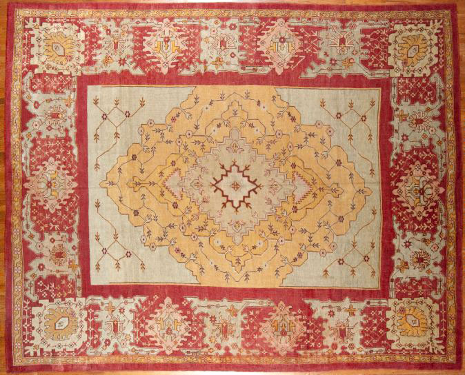 Antique oushak Carpet - # 50550