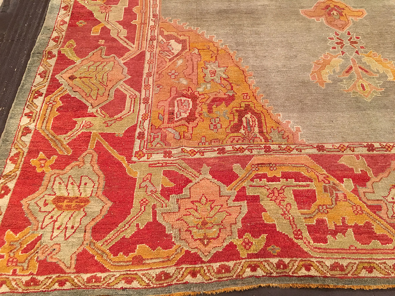 Antique oushak Carpet - # 50562