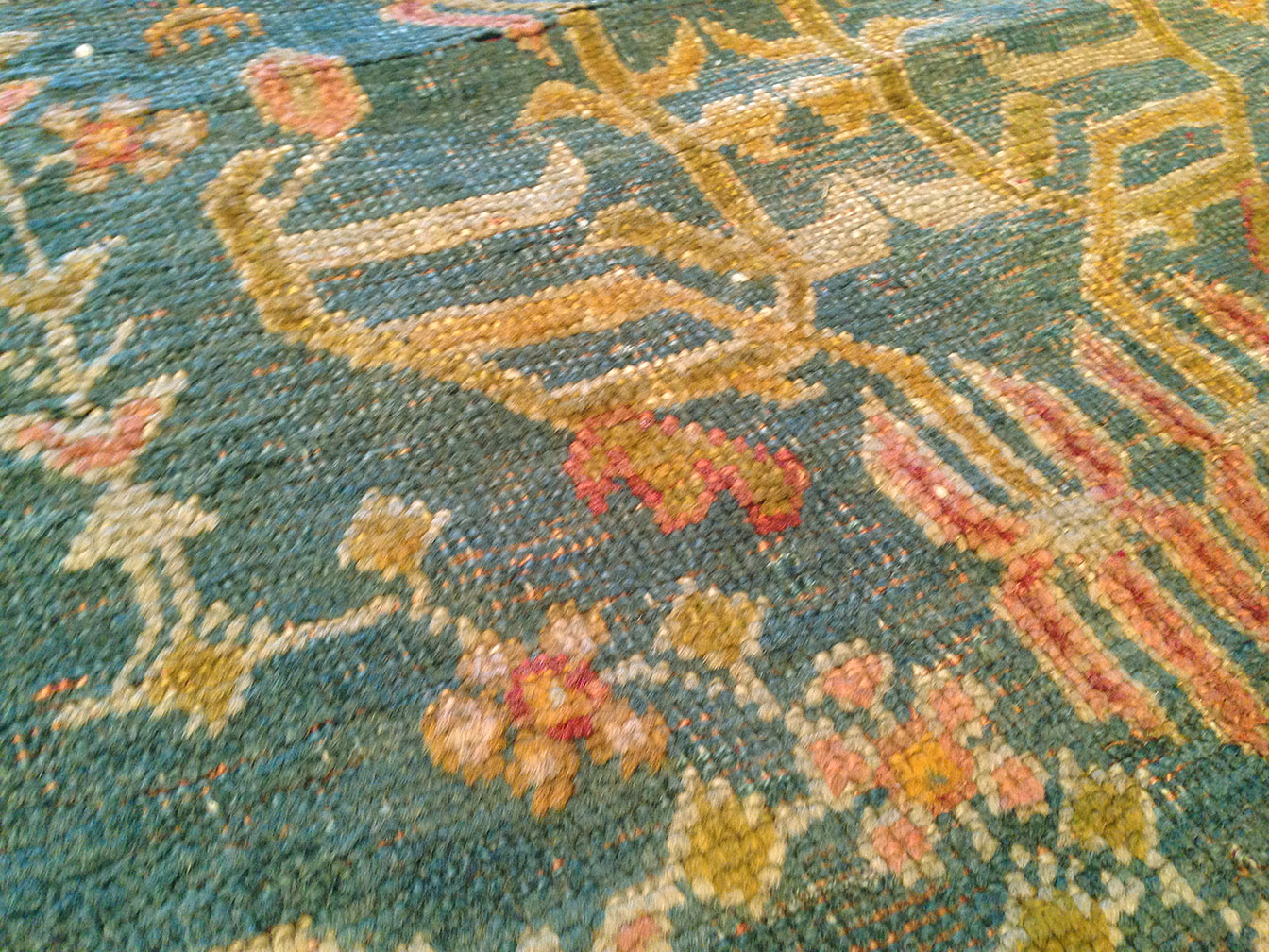 Antique oushak Carpet - # 50596