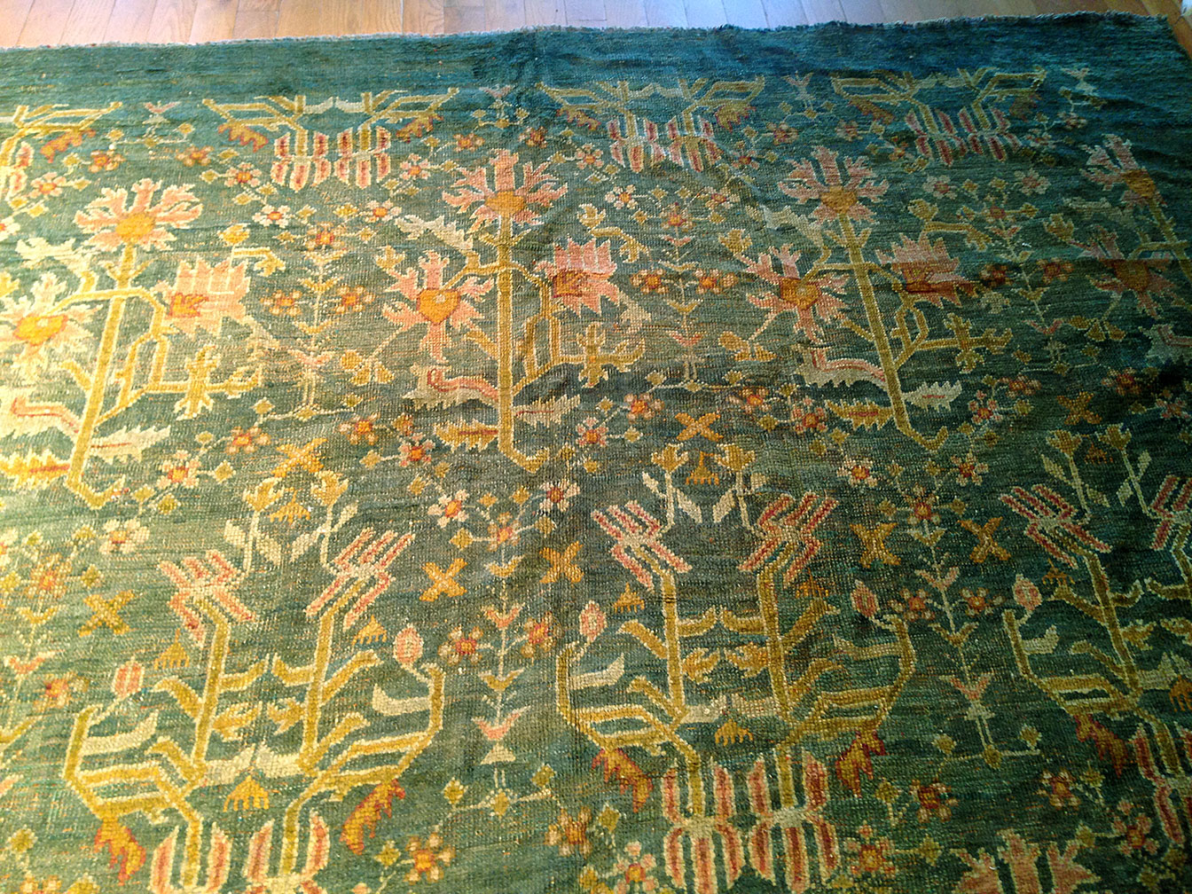Antique oushak Carpet - # 50596