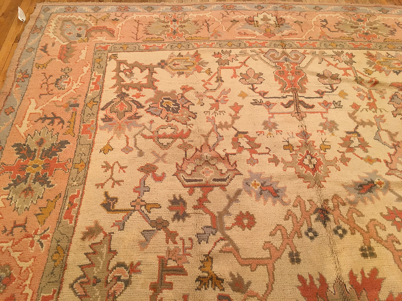 Antique oushak Carpet - # 50624