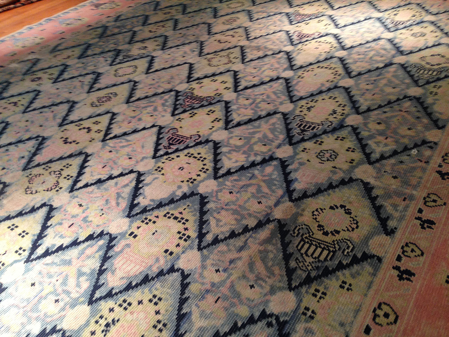 Antique oushak Carpet - # 50898