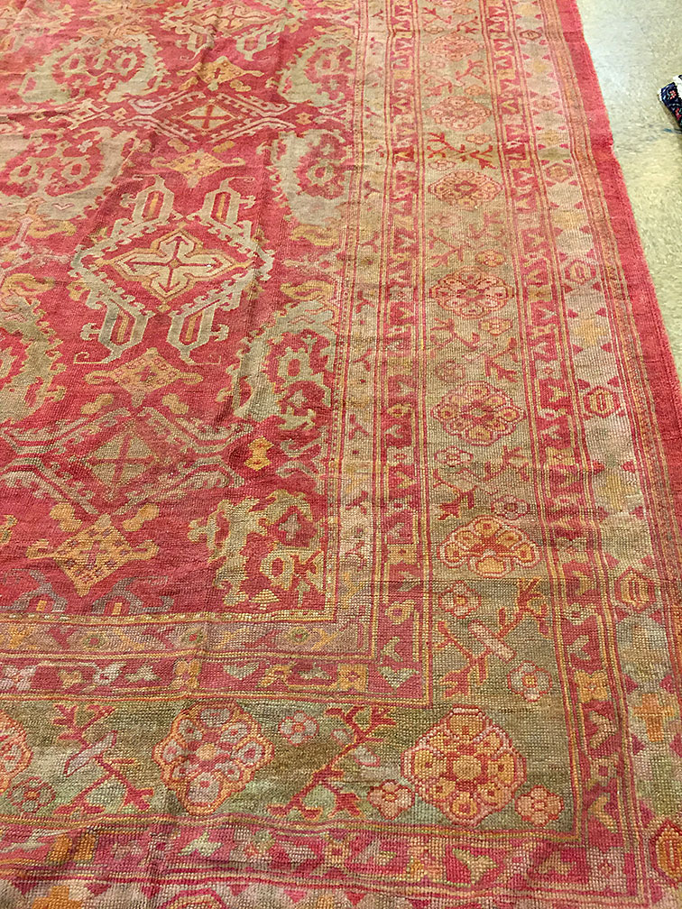 Antique oushak Carpet - # 51425
