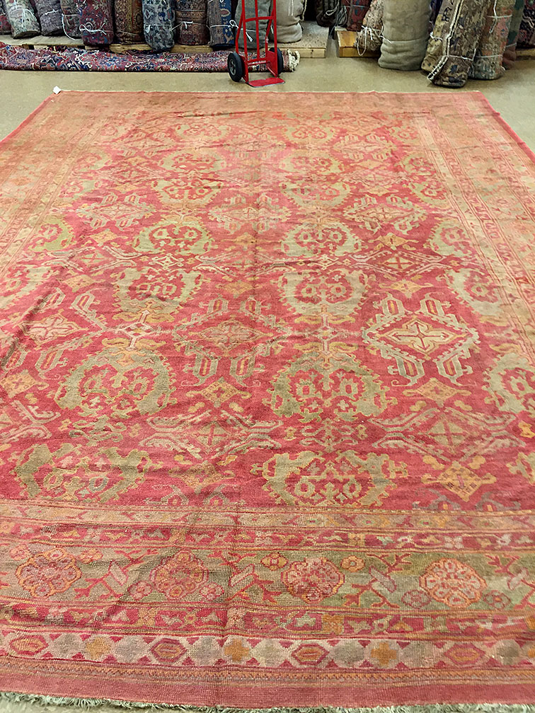Antique oushak Carpet - # 51425