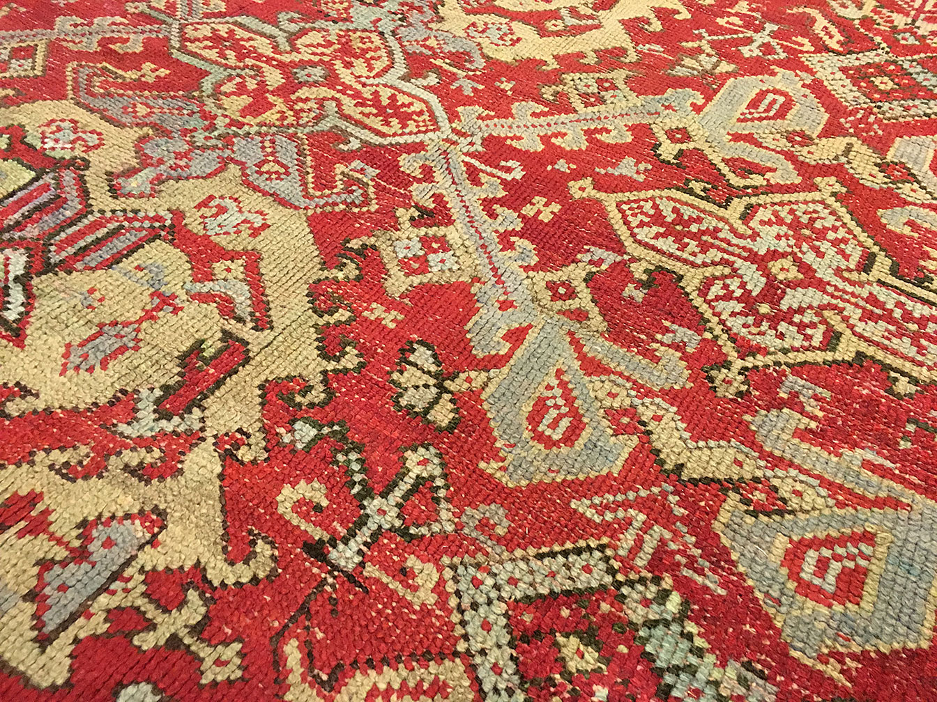Antique oushak Carpet - # 51426