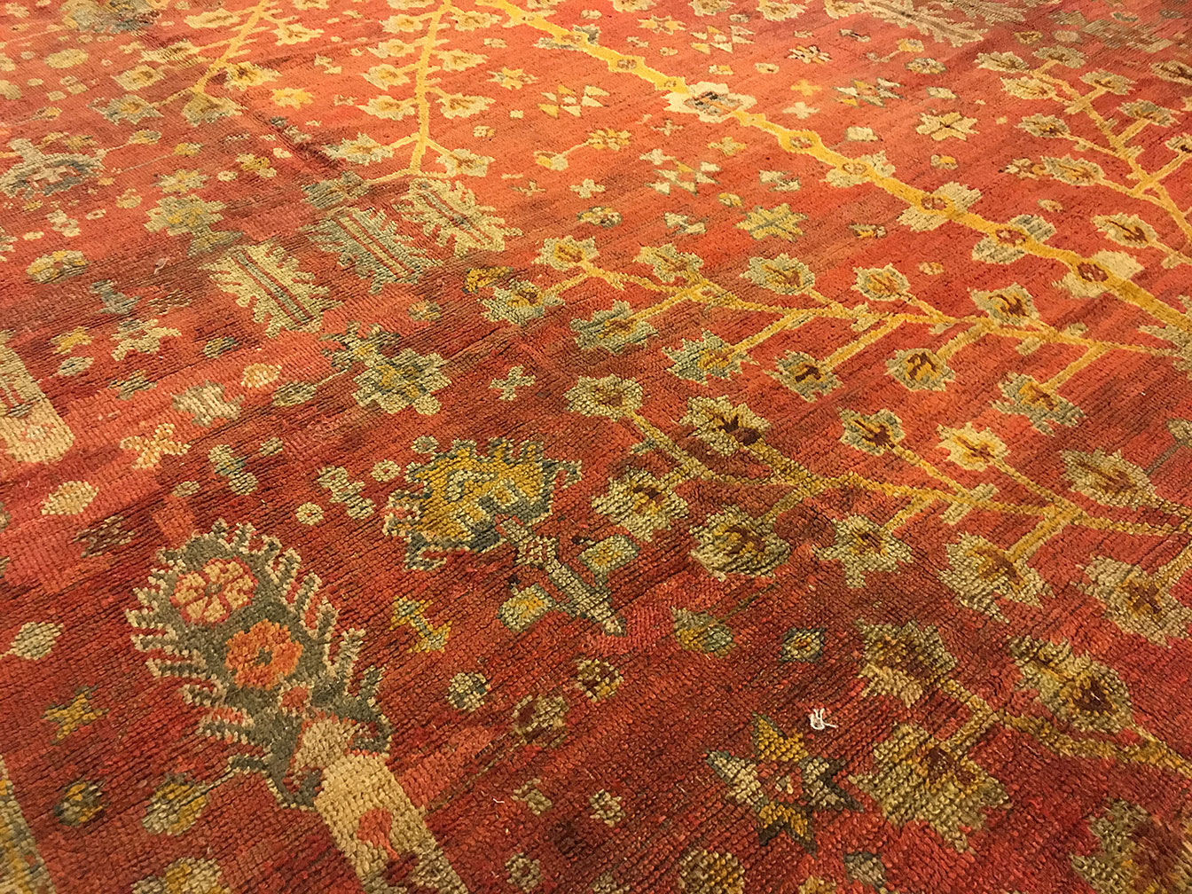 Antique oushak Carpet - # 51433