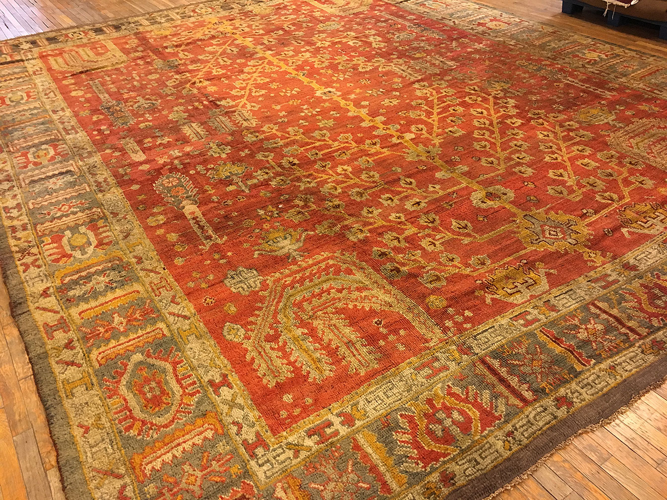 Antique oushak Carpet - # 51433