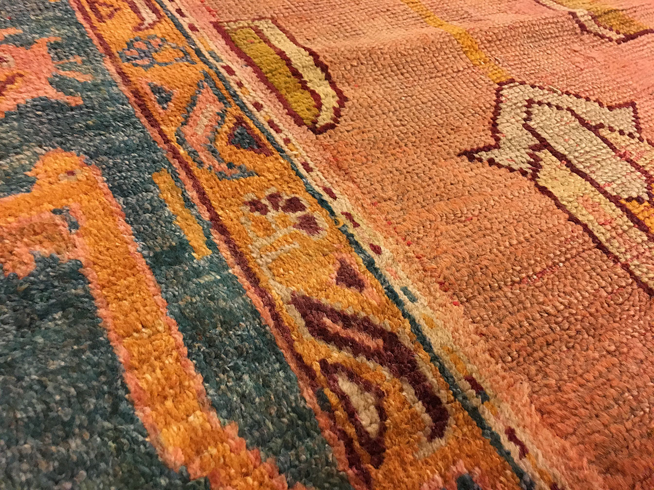 Antique oushak Carpet - # 51437