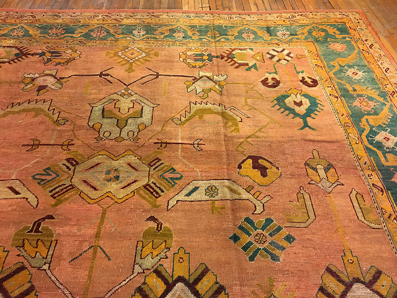 Antique oushak Carpet - # 51437